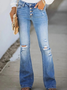As Picture Holiday Ripped Denim Jeans