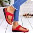 Women Casual Summer Comfy Thong Slip On Wedge Sandals