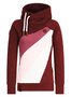 Long Sleeve Color-Block Cotton-Blend Sweatshirts