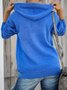 Vintage Hoodie Long Sleeve Plain Plus Size Statement Zipper Casual Sweatshirts