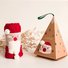 Christmas socks embroidery three-dimensional household coral velvet cartoon socks Xmas Socks