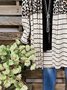 Brown Shift Long Sleeve Outerwear