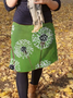 Plus size Printed Casual Skirt