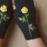 Autumn design arm warmers womens, botanical fall accessories, embroidered fingerless gloves, mori girl forest style gift for her