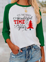 Floral-Print Sexy Long Sleeve T-shirt