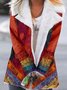 Long Sleeve Cotton-Blend Jacket