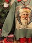Christmas loose long sleeve printed Sweatshirts