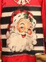Christmas loose long sleeve printed Sweatshirt Xmas Hoodies