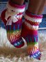 Colorful woolen socks