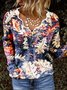 Casual Leaves Tops
