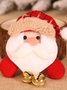 Christmas Santas Deer Snowman Decorations Gifts Glowing Hanging Bell Brooch