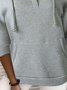Vintage Hoodie Long Sleeve V Neck Casual Sweatshirts