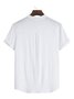 Men's Linen Basic Stand Collar Shirts