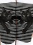 Halloween Cotton Striped Cat Printed Socks Plus Size
