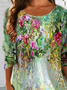 Floral Printed Long Sleeve Top