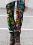 Sheath Floral-Print Leggings