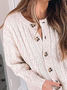 Boho Winter Solid Acrylic Daily Long sleeve Sweater for Women