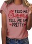 Valentine's Day Graphic Casual Short Sleeve Tee