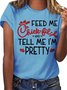 Valentine's Day Graphic Casual Short Sleeve Tee