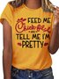 Valentine's Day Graphic Casual Short Sleeve Tee