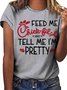 Valentine's Day Graphic Casual Short Sleeve Tee