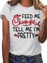 Valentine's Day Graphic Casual Short Sleeve Tee