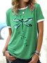 Dragonfly Pattern  Summer Cotton Shirt & Top