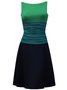 Casual Sleeveless Round Neck Dress