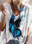 Short Sleeve V Neck T-shirt