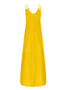 Women Sleeveless Casual Solid Maxi Weaving Dress