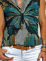 Casual Butterfly Blouse