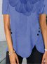 Short Sleeve Floral Crew Neck Casual T-shirt
