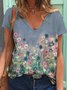 Floral Holiday Short Sleeve T-shirt
