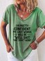 Short Sleeve V Neck Plus Size Printed Tops T-Shirts