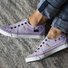 Women Buttoned Artificial Suede Spring Flat Heel Sneakers