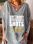 Casual Long Sleeve Plus Size Printed TopsT-shirts