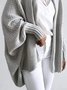 Long Sleeve Cowl Neck Casual Sweater coat
