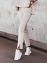 Casual Plain Pants