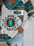 Ethnic style printed T-shirt