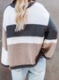 Wool/Knitting Color Block Sweater