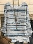 Casual Striped Tops