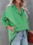 Long Sleeve Cotton Sweatshirt
