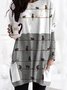 Crew Neck Off Shoulder Cotton Casual Knitting Dress
