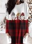 Christmas Snowman Casual Top Xmas Top