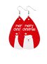 Christmas Snowman Party Vacation Earrings