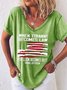 When Tyranny Becomes Law Rebellion Becomes Duty Women's Casual T-shirt