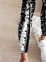 Cotton Blends Skinny Leggings