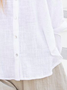 Buttoned Casual Blouse