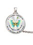 Time Stone Butterfly Necklace