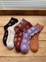 Vintage Flower Pattern Socks